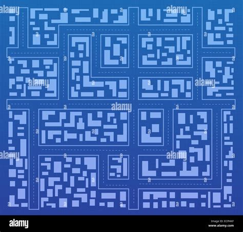 city blue print.